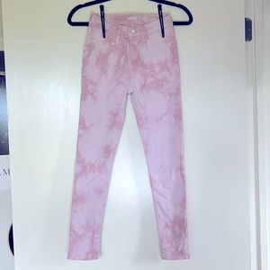 Old Navy ballerina jeggings Pink distressed! Size 12
